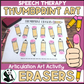 Eraser Thumbprints A Speech Therapy Craft Activity ~ Articulation Practice