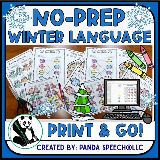 Winter No Prep Language Pack (Huge pack!)