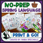 Spring No Prep Language Pack (Huge pack!)