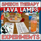 Speech Lava Lamps! Speech Therapy Science Experiment Visuals and Worksheets