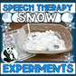 Speech Snow! Speech Therapy Science Experiment Visuals and Worksheets ...