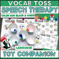 Vocab Toss Toy Companion for Pom Poms & Paper Cups (Articulation)