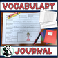 Simple Vocabulary Journal