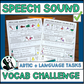 Speech Sound Vocabulary Challenge~ Print & Go for Mixed Groups