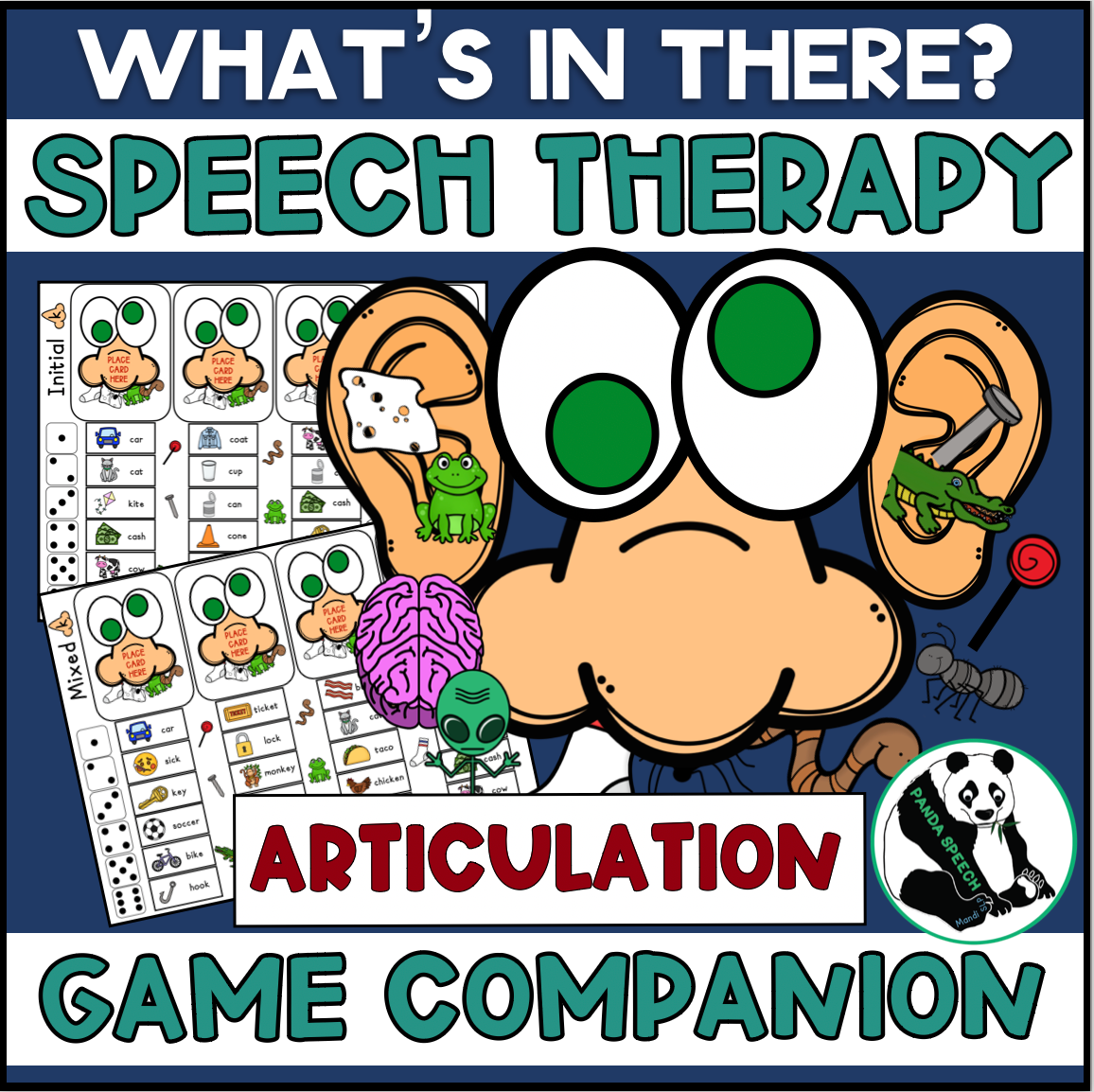 What's In There? Articulation  ~ Speech Therapy Game Companion