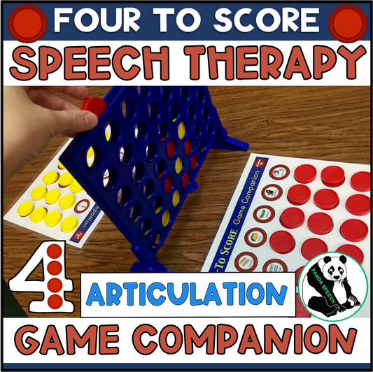 Four to Score Articulation  ~ Speech Therapy Game Companion