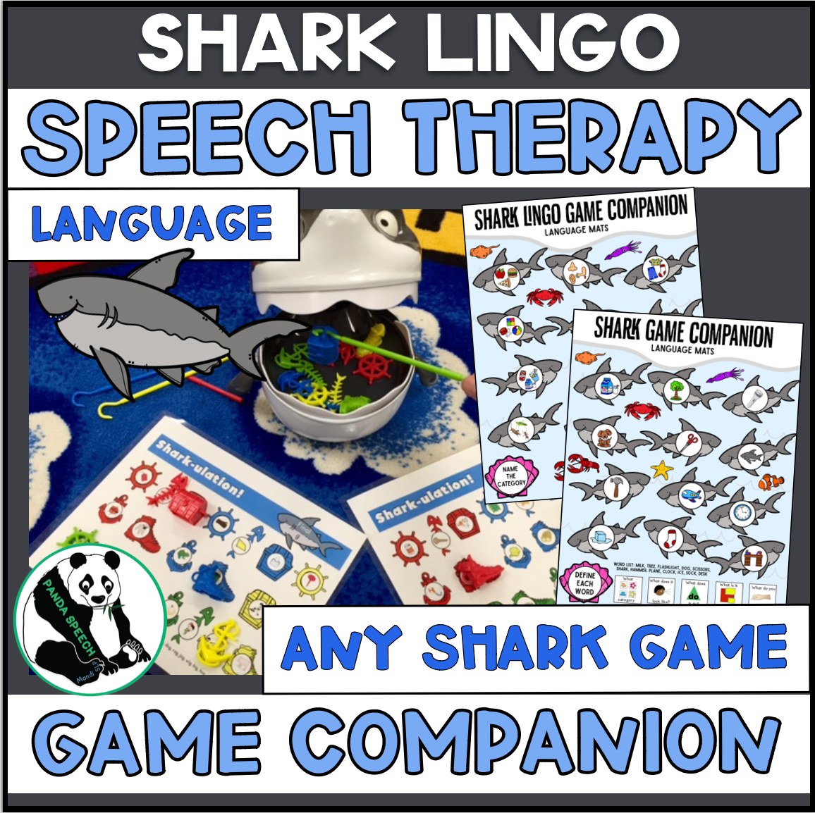 Shark Lingo ~ Speech Therapy Game Companion for ANY Shark Game