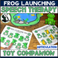 Frog Launching Pad for Articulation Toy Companion for Plastic Hopping Frogs