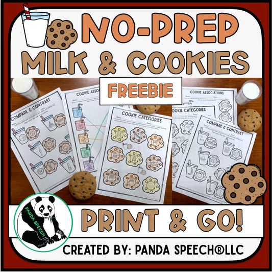 Mike and Cookies Language FREEBIE ~ Print & Go