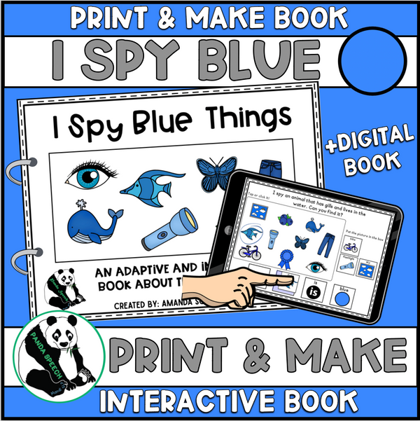 I Spy BLUE Things! Color Series Print & Make Books (includes a digital ...