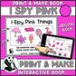 I Spy Pink Things! Color Series Print & Make Books (includes a digital BOOM Card book)