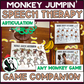 Monkey Jumpin' or Barrel of Monkeys Articulation ~ Speech Therapy Game Companion for ANY Monkey themed game