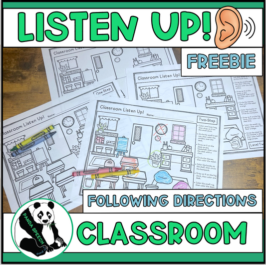 Classroom Listen Up! Following Directions Freebie