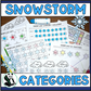 Snowstorm Categories No Prep Speech Therapy Worksheets