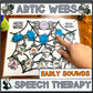 Artic Webs! Early Articulation Sounds ~ Play Dough Companion + Digital Options