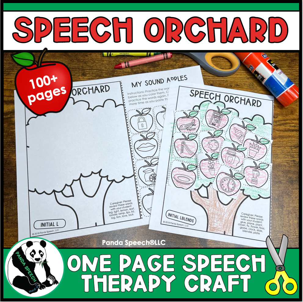 Speech Orchard ~ One Page Speech and Language Craft