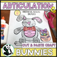 Articulation Bunnies ~ Speech Therapy Cut & Paste Craft