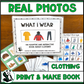 Real Photo Functional Vocabulary Book: WHAT WE WEAR Print & Make Book