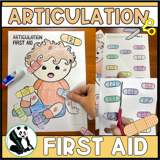 First Aid Articulation ~ Speech Therapy Craft