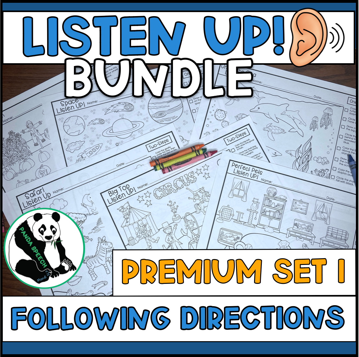 Premium Listen Up Following Directions Worksheets #1 LIMITED TIME OFFER