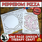 Pepperoni Pizza Speech ~ One Page Articulation & Language Craft