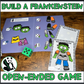 Build A Frankenstein Open Ended Dice Game + BONUS worksheets