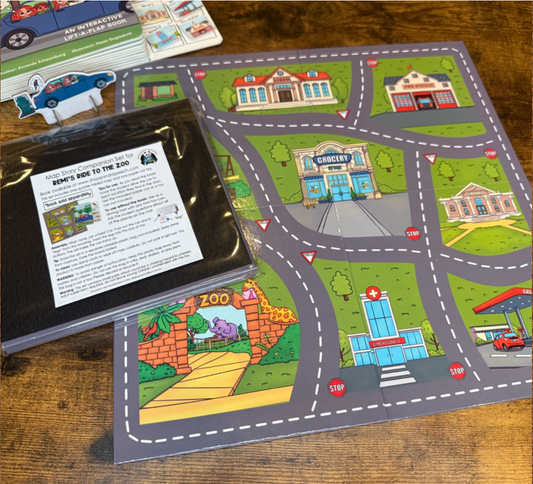 Toy Map Story Companion Set for Remi's Ride to the Zoo