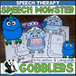 Speech Monster Gobblers for Speech Therapy ~ Articulation and Language No Prep One Page Craft