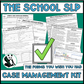 The School SLP Case Management Kit ~ The forms you wish you had!