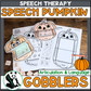 Speech Pumpkin Gobblers for Speech Therapy ~ Articulation and Language No Prep One Page Craft