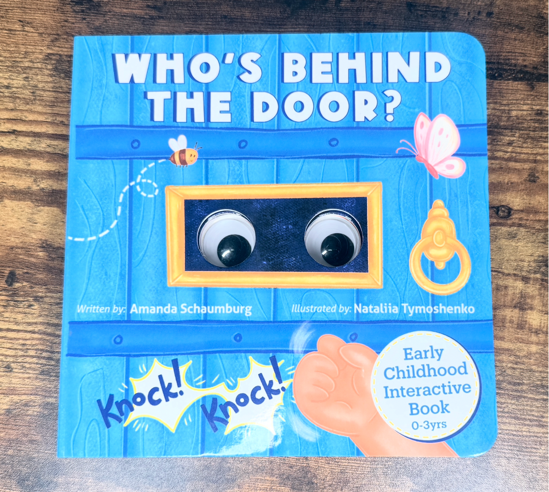 Limited Release: Knock Knock! Who's Behind the Door?  ~ Interactive Board Book for Babies and Toddlers