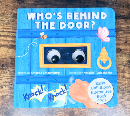 Limited Release: Knock Knock! Who's Behind the Door?  ~ Interactive Board Book for Babies and Toddlers