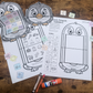 Penguin Gobblers for Speech Therapy ~ Articulation and Language No Prep One Page Craft
