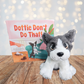 Book Buddy Combo for Dottie Don't Do That! and Dottie Plush