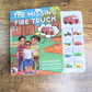 NEW The Missing Fire Truck ~  Lift-a-Flap Board Book + downloadable extras