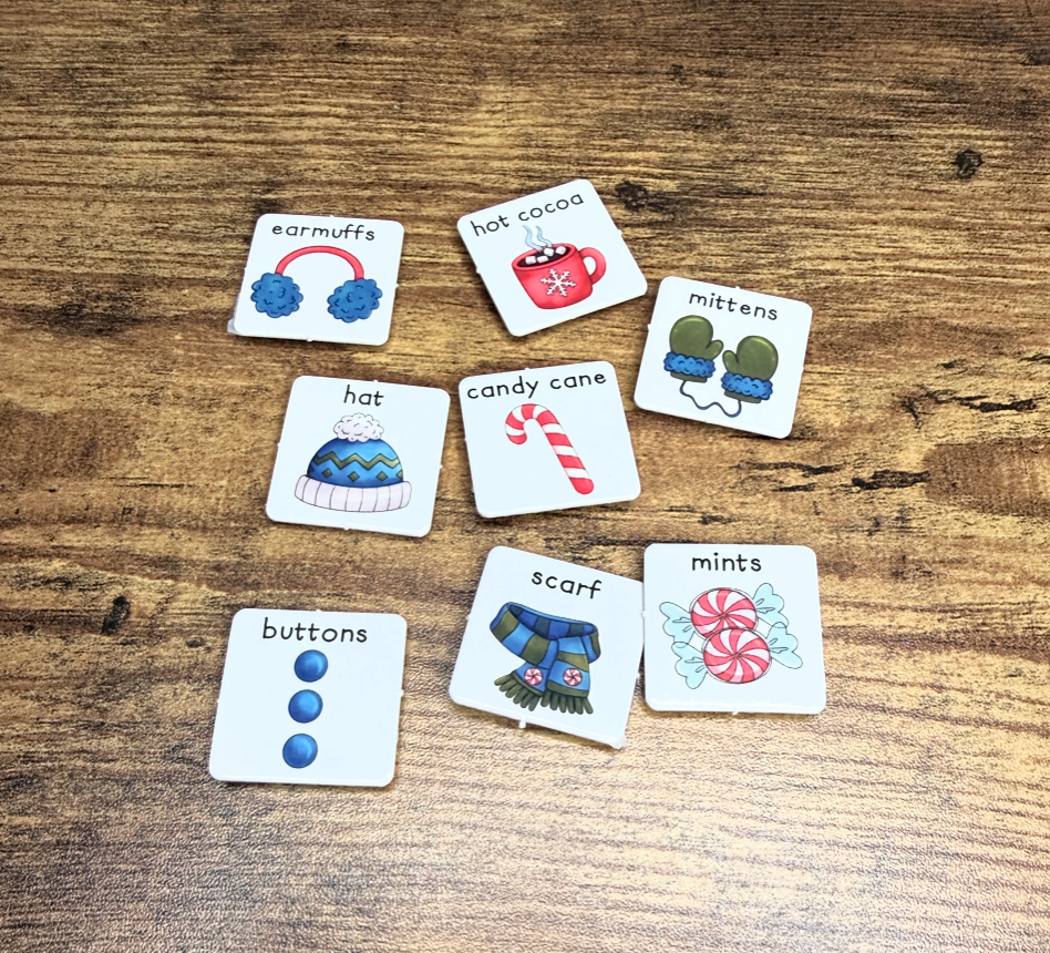 Mr. Gingerbread's  Buttons: Extra Picture Symbol Pieces