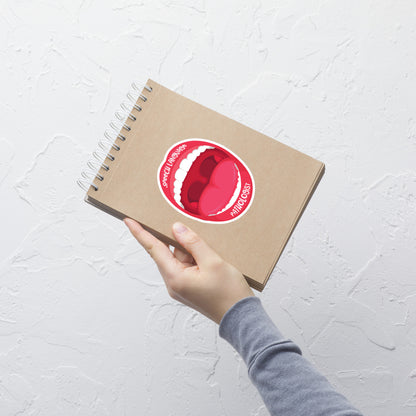 Speech Language Pathologist Mouth Sticker