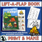 Let's go to Camp! Lift a Flap Book (Print & Make Book)