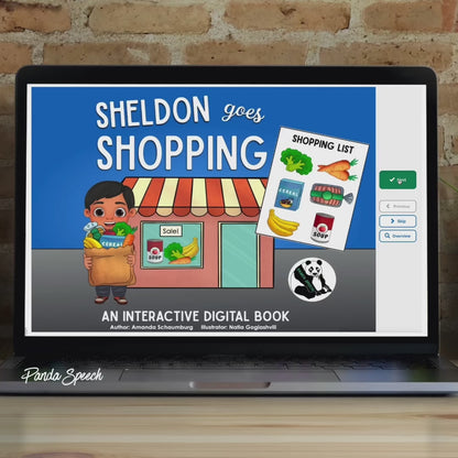 Sheldon Goes Shopping DIGITAL BOOK (BOOM Card Book)