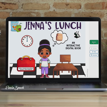 Jenna's Lunch DIGITAL BOOK (BOOM Card Book)