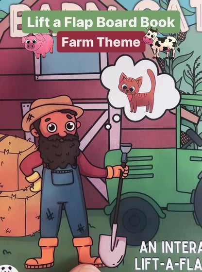 Where is the Barn Cat? ~  Lift-a-Flap Board Book + downloadable extras (FARM Theme)