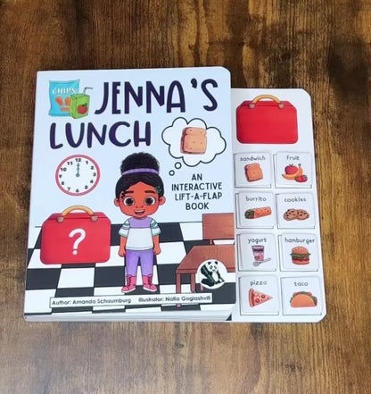 Jenna's Lunch  Lift-a-Flap Board Book + BONUS downloads