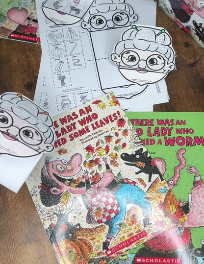 Old Lady Story Retell Gobblers ~ Story Companion