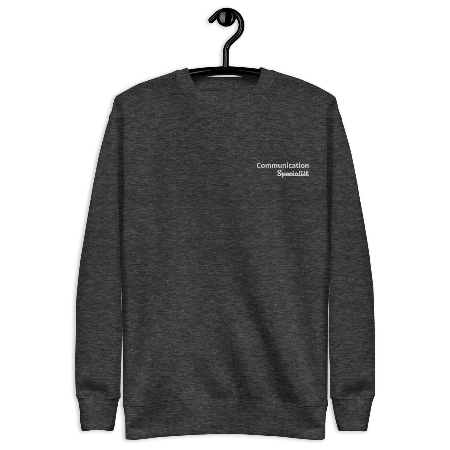 "Communication Specialist" Embroidered Sweater