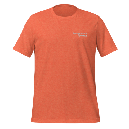 "Communication Specialist" Embroidered Tee