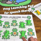 Frog Launching Pad for Language Toy Companion for Plastic Hopping Frogs