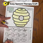 Buzzing Speech ~ One Page Speech and Language Craft