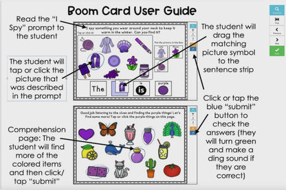 I Spy PURPLE Things! Color Series Print & Make Books (includes a digital BOOM Card book)