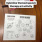 Double Dotting Speech Valentine ~ A Speech Therapy Art Activity