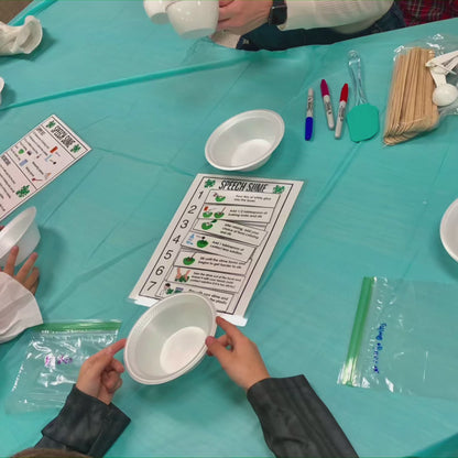 Speech Slime! Speech Therapy Science Experiment Visuals and Worksheets